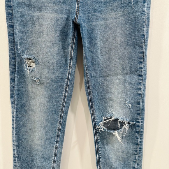 ASOS High waist skinny distressed jeans size US 6 - Picture 3 of 5